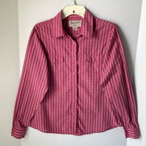 Wrangler Wrancher Women's Size Large Western Shirt  Pearl Snap